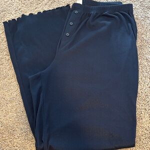 Old Navy Blue pointelle pajama pants